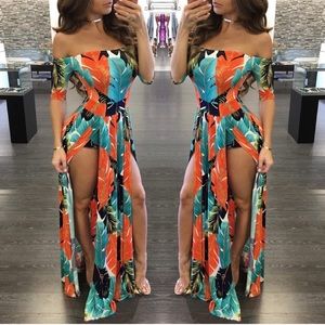 New summer, spring tropical maxi dress #stagecoach#summerdress#cocktail
